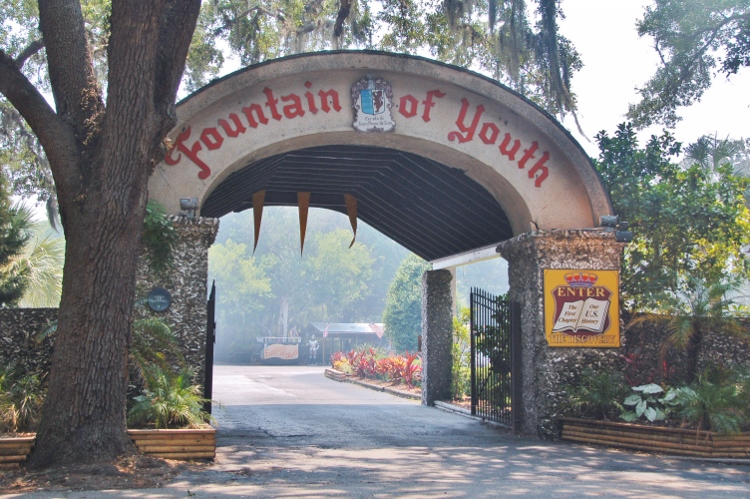 entrace to Fountain of Youth Park